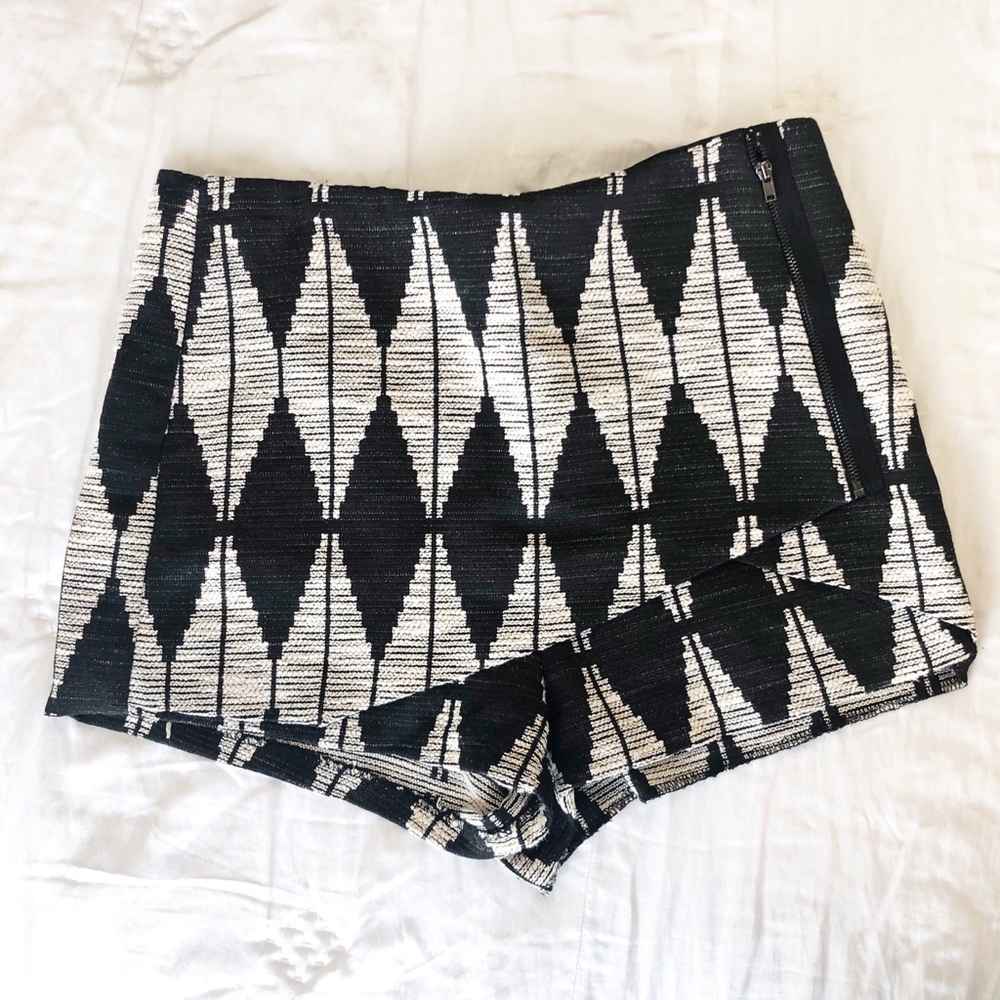 Jealous Tomato | Pattern Dress Skort Shorts Zipper